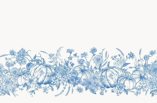 Altoona Design Blue Fall Foliage Thanksgiving Disposable Placemats Heavyweight Disposable Paper, Biodegradable, Heat Resistant Non Slip for Dining Kitchen Holiday Party Decor- 12.5 x 18.5 Inch,24 Sheets