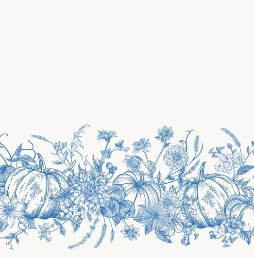Altoona Design Blue Fall Foliage Thanksgiving Disposable Square Charger Mats Heavyweight Disposable Paper,Biodegradable,Heat Resistant Non Slip for Dining Kitchen Holiday Party Decor- 12.5 x 12.5 Inch,24 Sheets