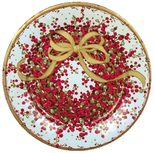 Christmas Paper Plates Christmas Party Supplies Disposable Paper Plates and  Napkins Set for 16 Guests 9 Dinner Plates and 7 Dessert Plates for  Christmas Party Red and Glod Plates for New Year 