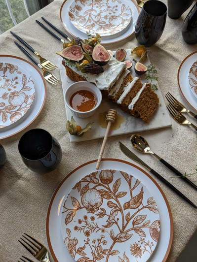 Elegant Plastic Dinner Plates Set  China Link Disposable Dinnerware S