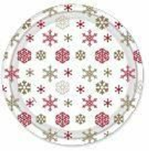 Red & Gold Snowflake