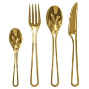 Three Unlikely Events Perfect for Gold Plastic Silverware