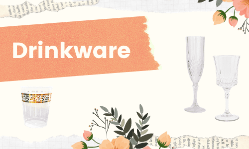 Disposable Drinkware and Stemware for Weddings