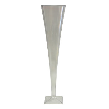 8oz. Clear Plastic Square Wine Goblet Maryland Plastic 6ct., Size: One Size