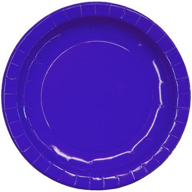 Light Blue 7 Salad / Dessert Paper Plate 16ct.