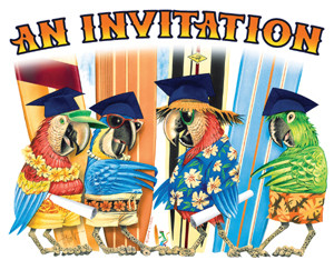 what to write in a grad party card Graduation Party Games main image 1