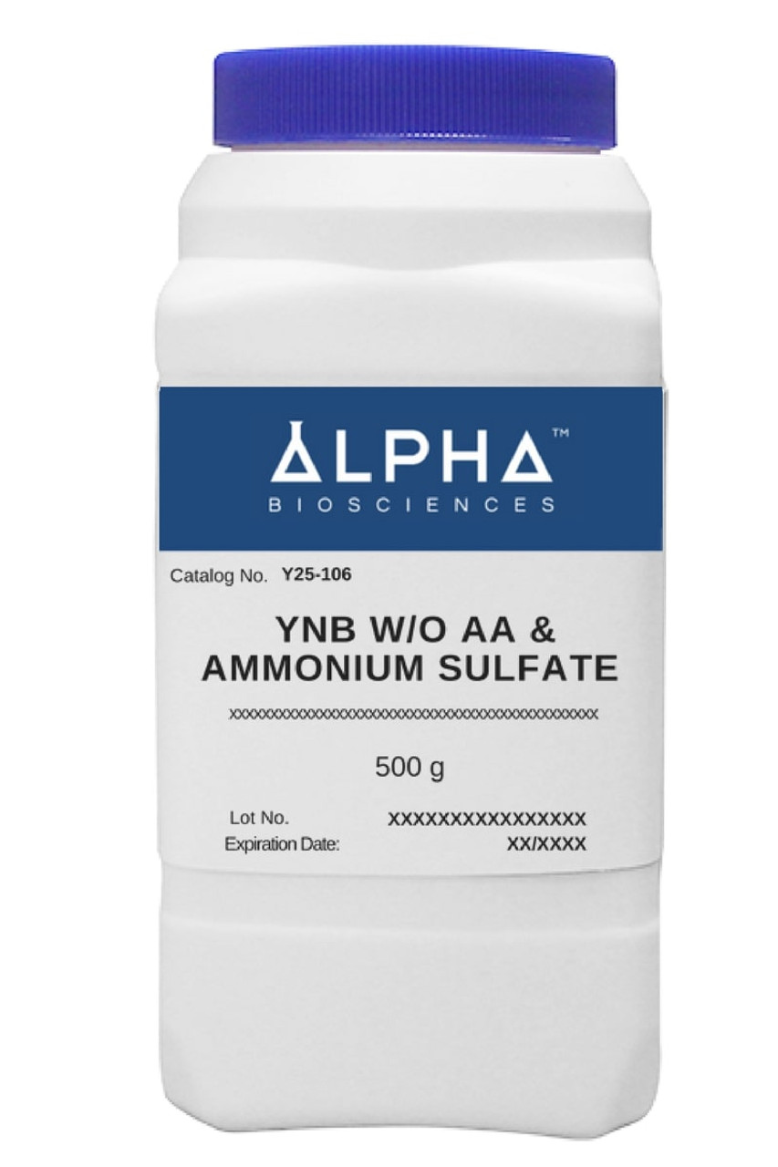 YNB W/O AA & AMMONIUM SULFATE (Y25-106)