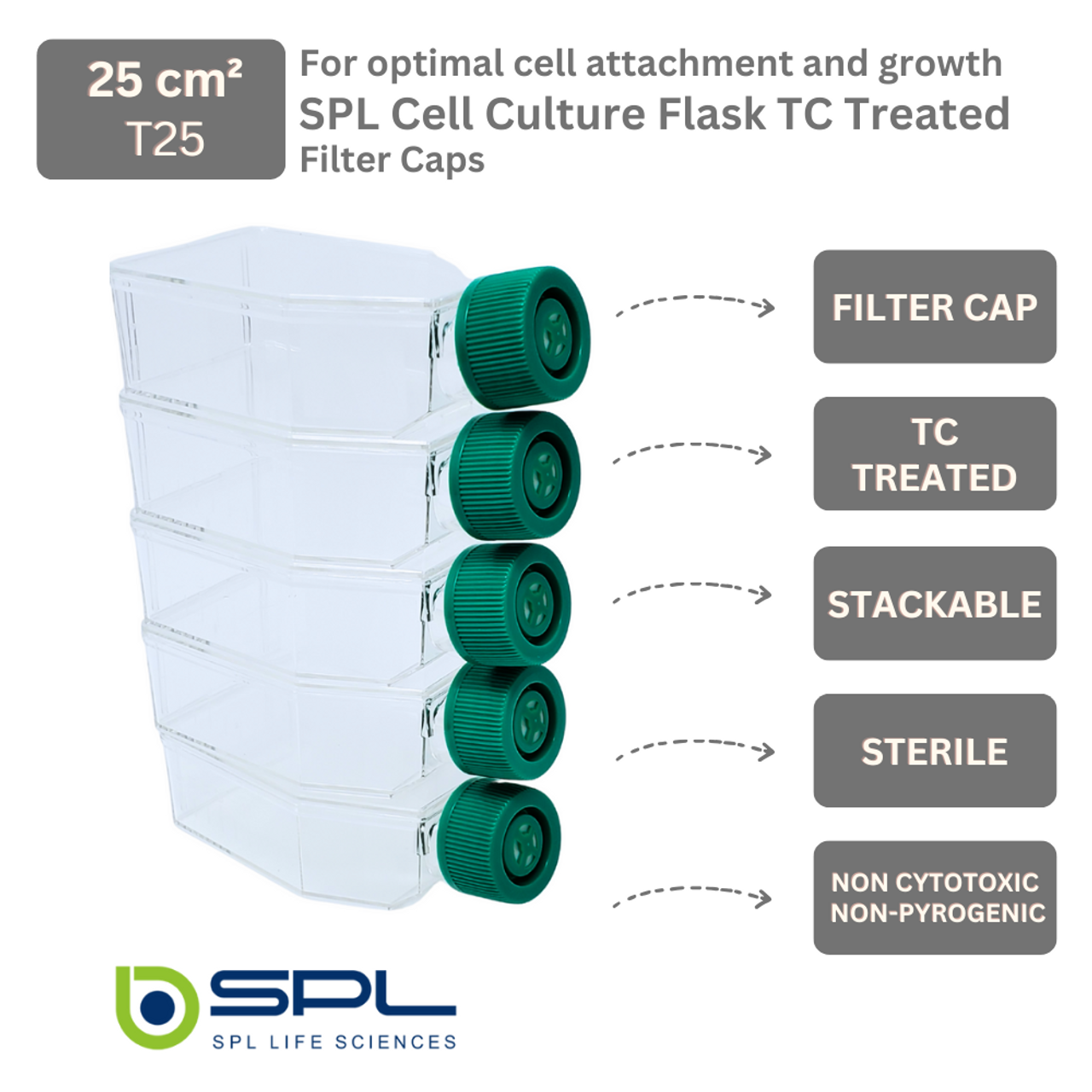 SPL Tissue Culture Flask with Filter Cap 70025