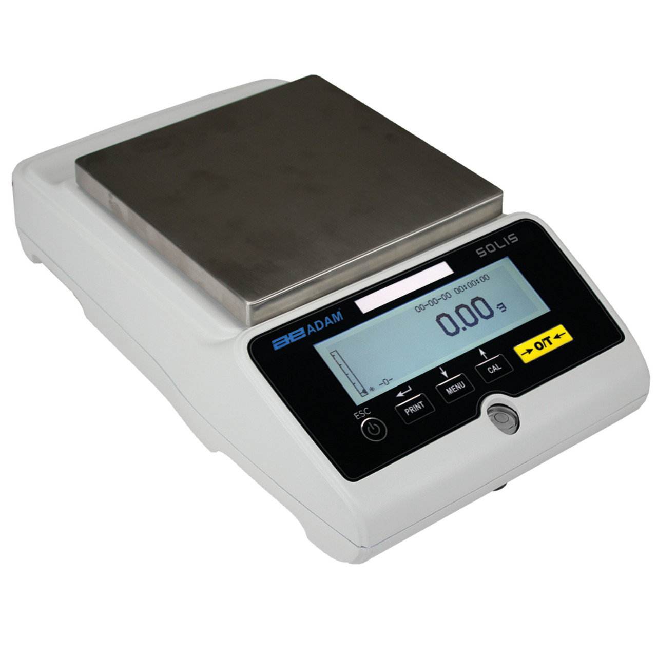 Adam - Solis Precision Balances, Capacity: 8200g x 0.01g, External calibration, Graphic display