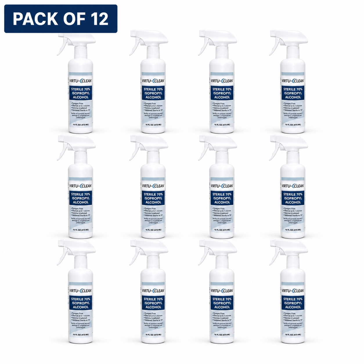 Virtu-Clean™ Sterile 70% Isopropyl Alcohol