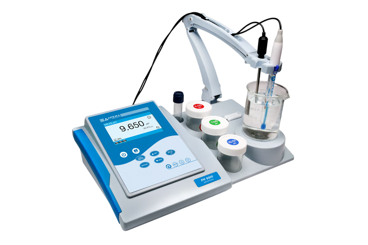Apera Instruments 9500 Premium Series - Research-Grade GLP Benchtop Meter Kits 15°C to 25°C