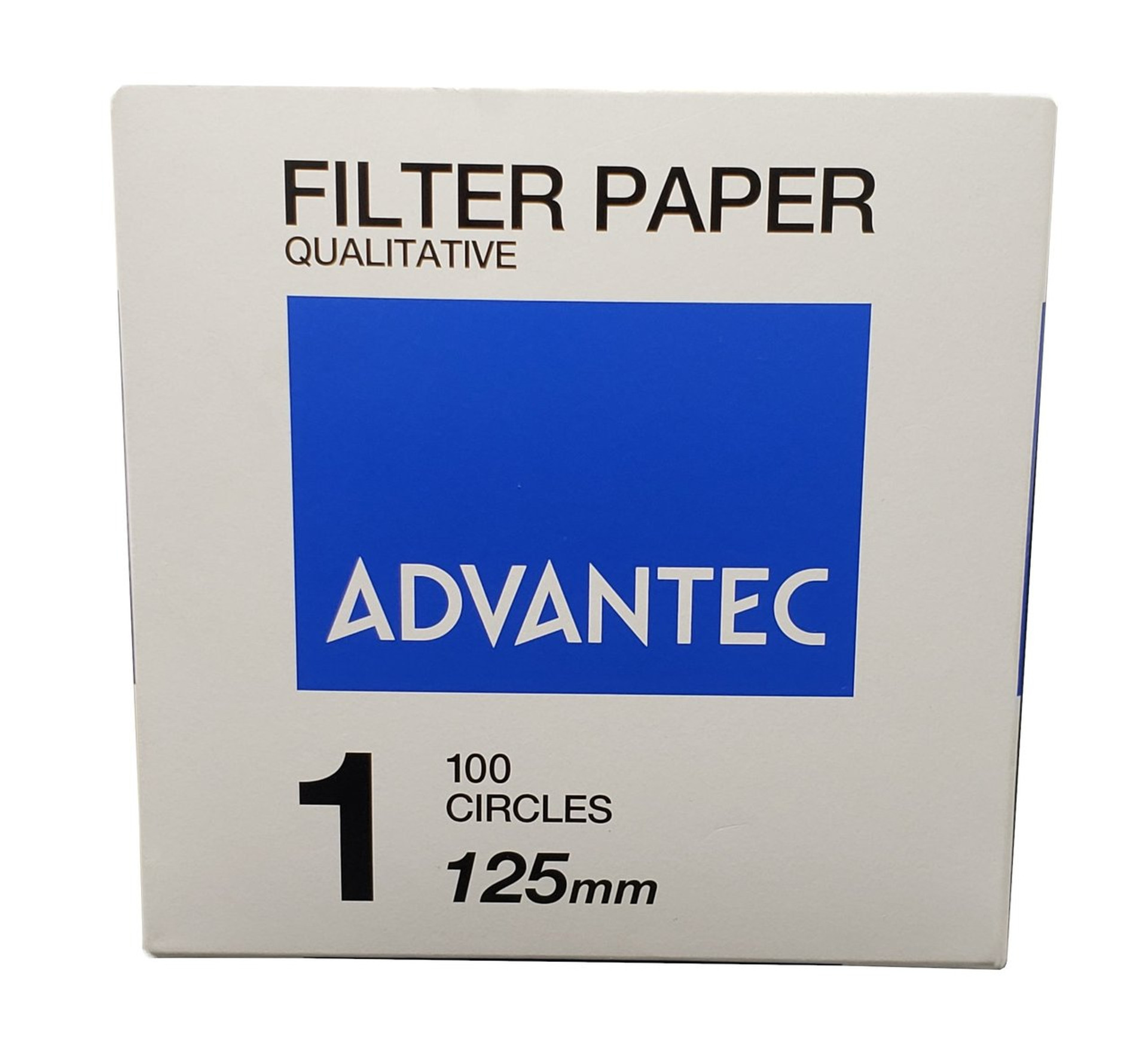 Advantec MFS N0112.5CM Qualitative Filter Paper, No. 1, 0.20 mm