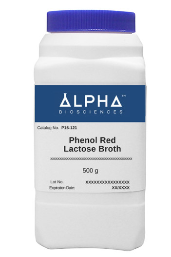 Alpha Biosciences Phenol Red Lactose Broth (P16-121) | Pro Lab Supply