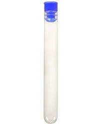 12 X 100 mm Test Tubes Plastic (PS) with Blue Caps, 25 Pack