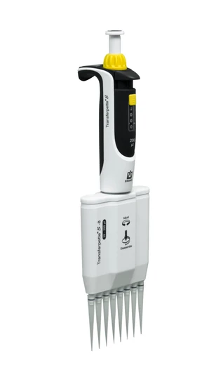 Transferpette S Multichannel Pipette 8 Channels Adjustable Volume Pipettor,20-200uL