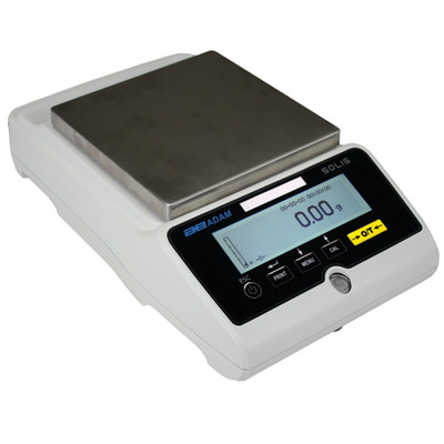Adam - Solis Precision Balances, Capacity: 6200g x 0.01g, External calibration, Graphic display