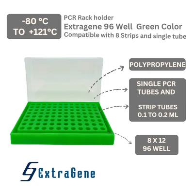 Extragene 96 Well PCR Tube Rack