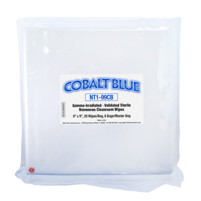 Cobalt Blue® Sterile Cleanroom Wipes – Dry