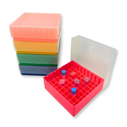 Extragene 81 Place Plastic Freezer Storage Box