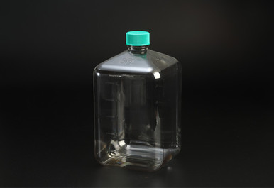SPL 5L Biotainer Square Bottle, PC/PP, Sterile 166 x 299 mm Case 6