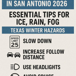 Winter Driving Safety in San Antonio 2026: Essential Tips for Ice, Rain, Fog & Texas Winter Hazards