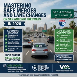 Mastering Safe Merges and Lane Changes on San Antonio Freeways in 2026