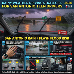 Rainy Weather Driving Strategies for San Antonio Teen Drivers in 2026