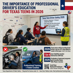 The Importance of Professional Driver’s Education for Texas Teens in 2026