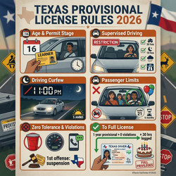 Texas Provisional License Rules Every New Driver Must Know in 2026