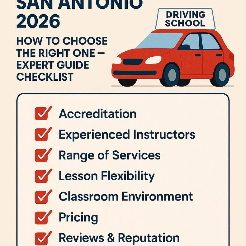 Best Driving School in San Antonio 2026: How to Choose the Right One – Expert Guide & Checklist