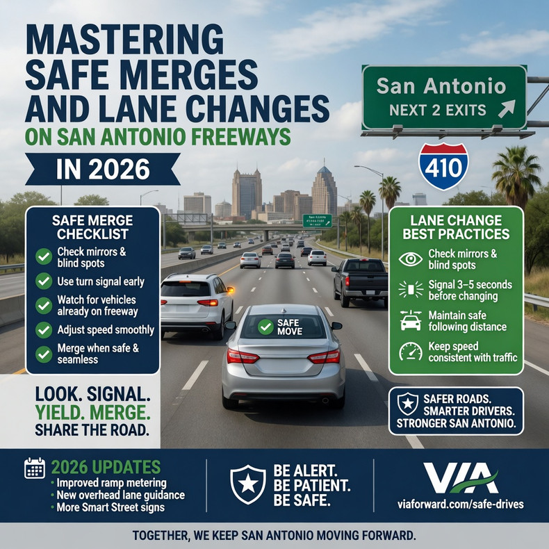 Mastering Safe Merges and Lane Changes on San Antonio Freeways in 2026