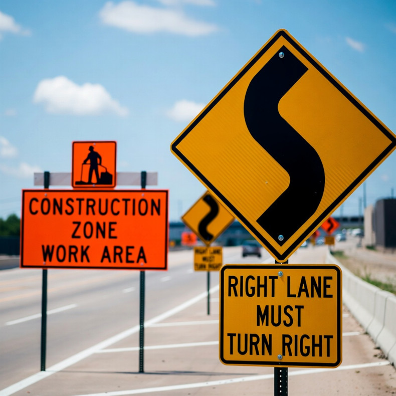 Safe Driving in Construction Zones and Work Areas Across San Antonio
