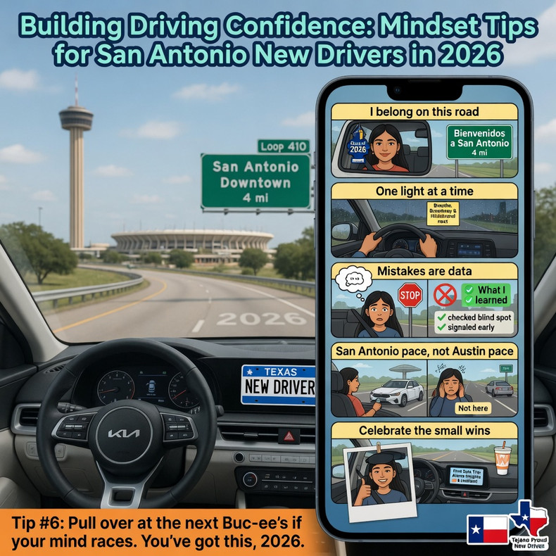 Building Driving Confidence: Mindset Tips for San Antonio New Drivers in 2026