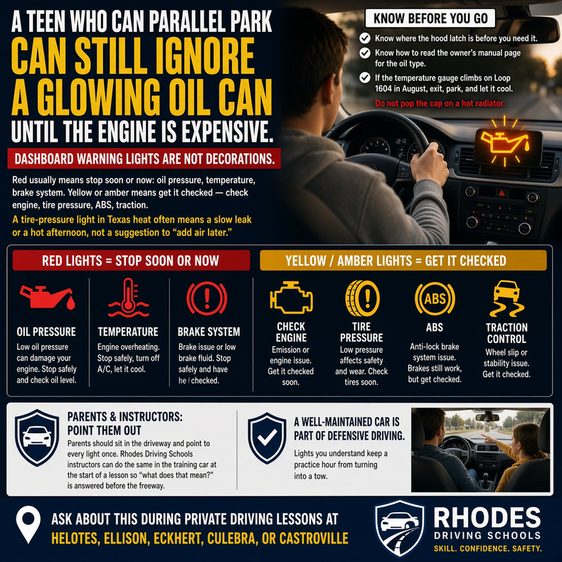 Dashboard Warning Lights Every New Driver Should Recognize