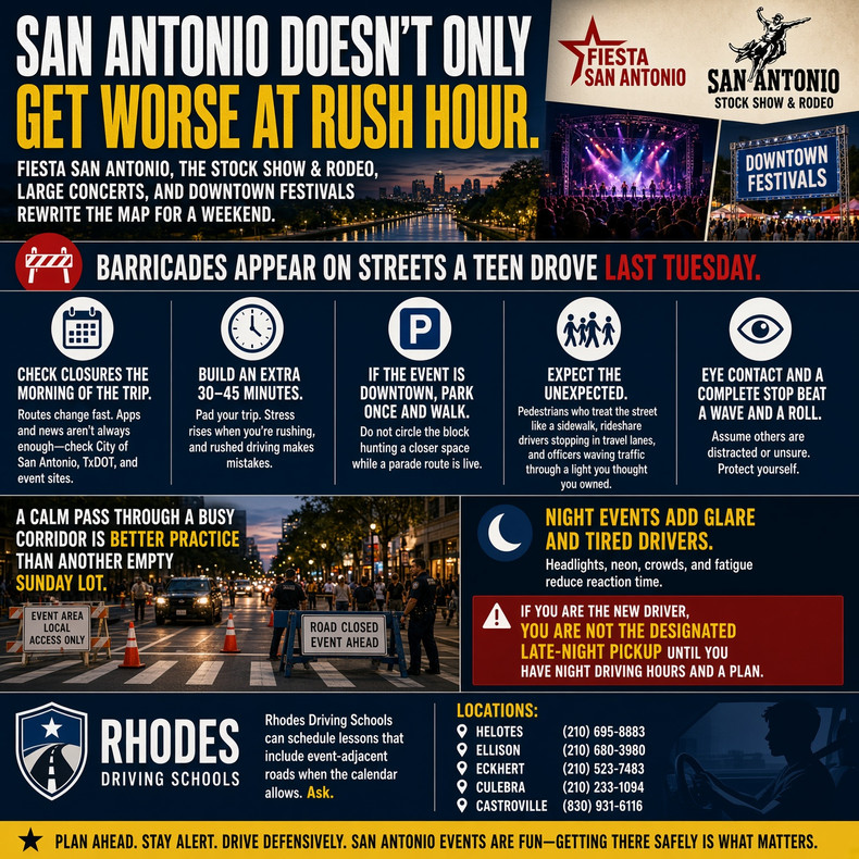 Driving Through Fiesta, Rodeo, and Special-Event Traffic