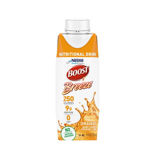 Nestle Boost Breeze, Orange, 8 oz carton, CS/24