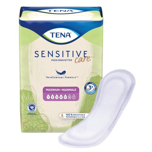 TENA Sensitive Care Maximum Pads, Regular