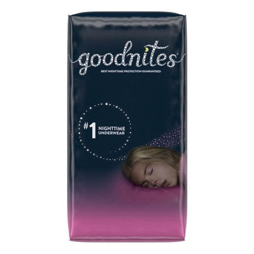 GoodNites Youth NightTime Underwear, Girls