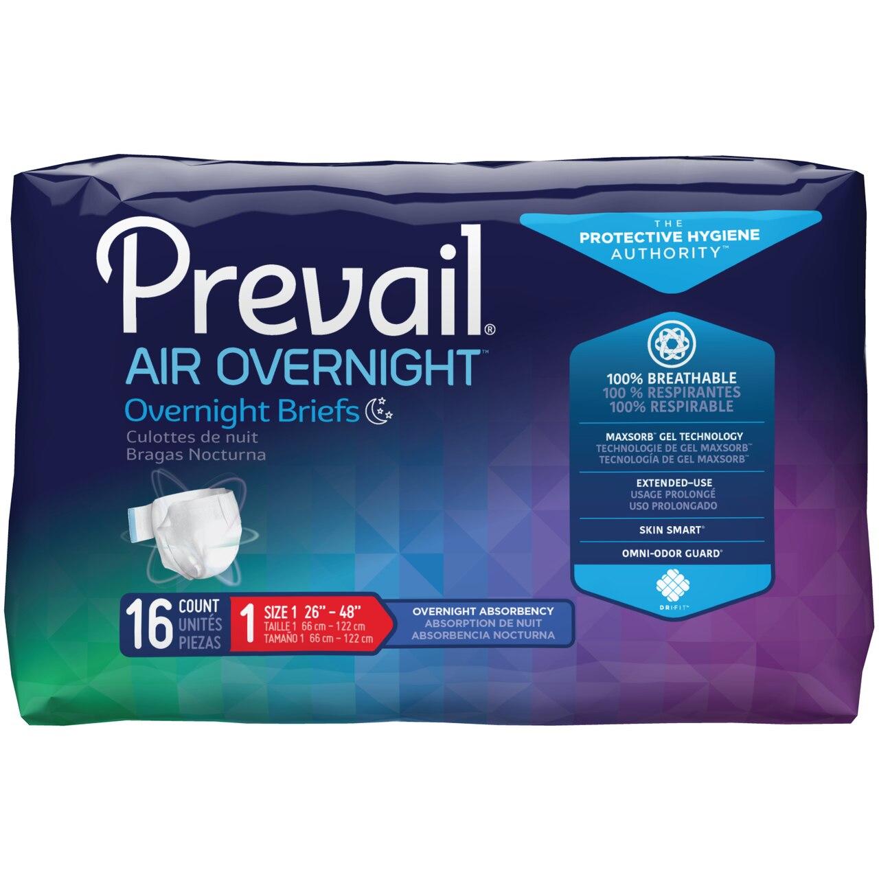 Prevail Per-Fit Women's Incontinence Underwear Pull-Up Diapers, Extra,  M/L/XL ✓