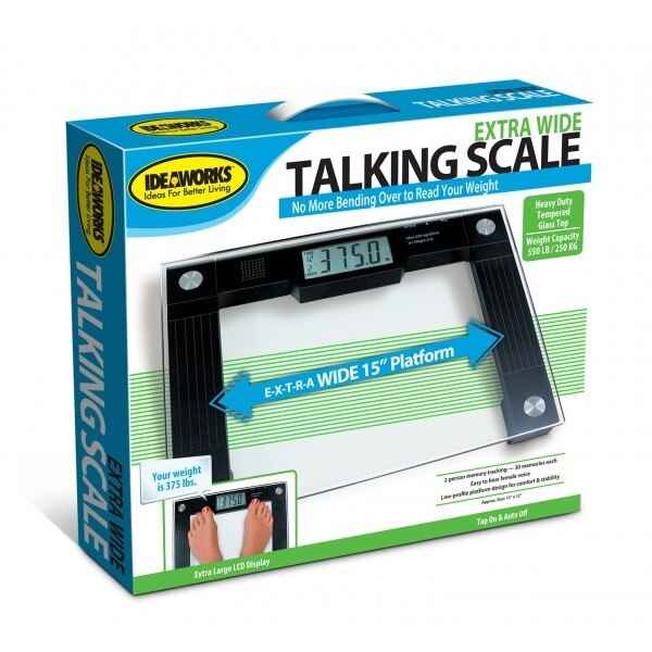 Veridian Talking Scale, Digital Bathroom Scale, 438 lbs Capacity
