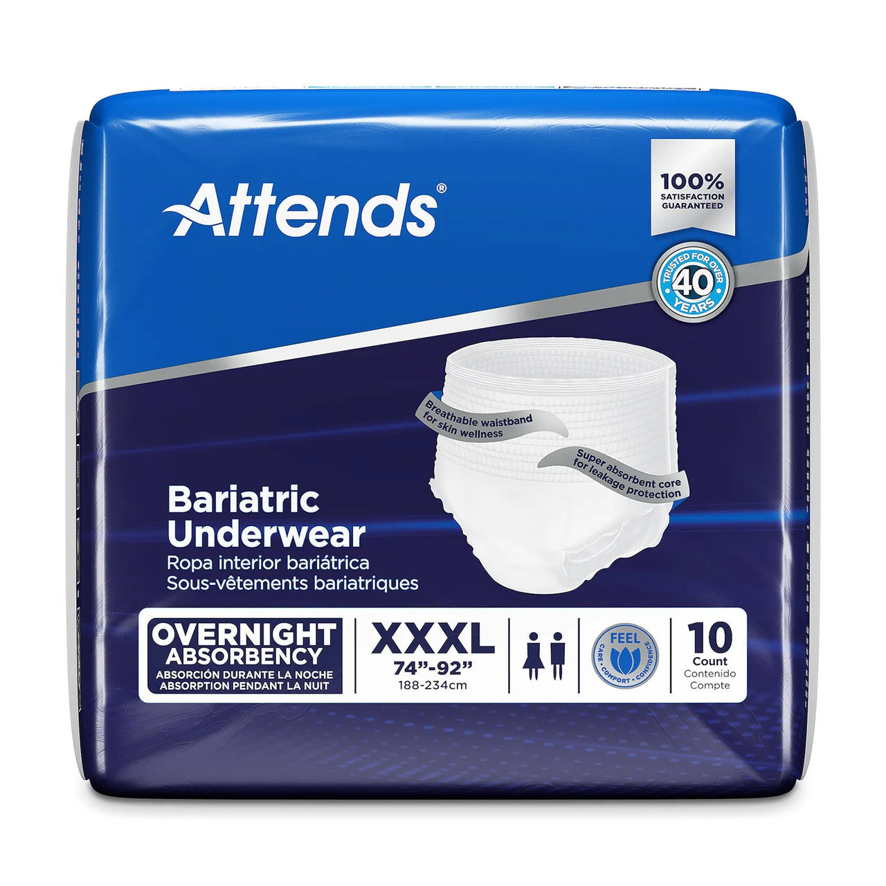 Attends Men Protective Underwear 3 Medium (900ml) 10 Pack