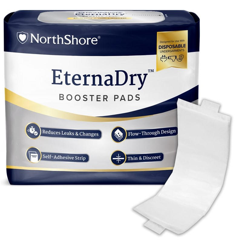 NorthShore DynaDry Bladder Control Pads for Women, Ultimate Absorbency with  Adhesive Strip