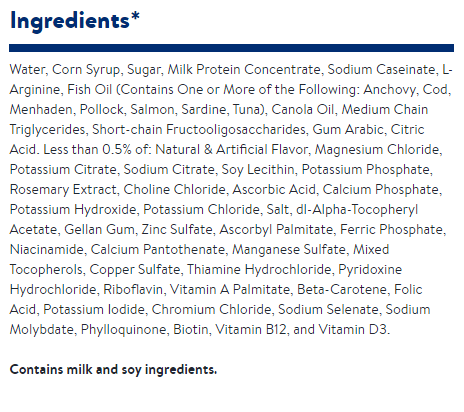 ensure-surgery-immunonutrition-shake-ingredients