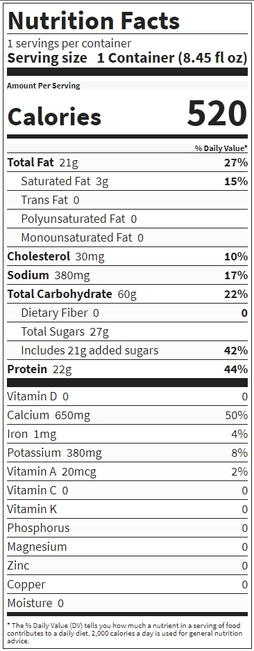 Nutrition Facts