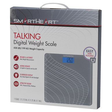 Smartheart Digital Talking Scale, 438 lbs