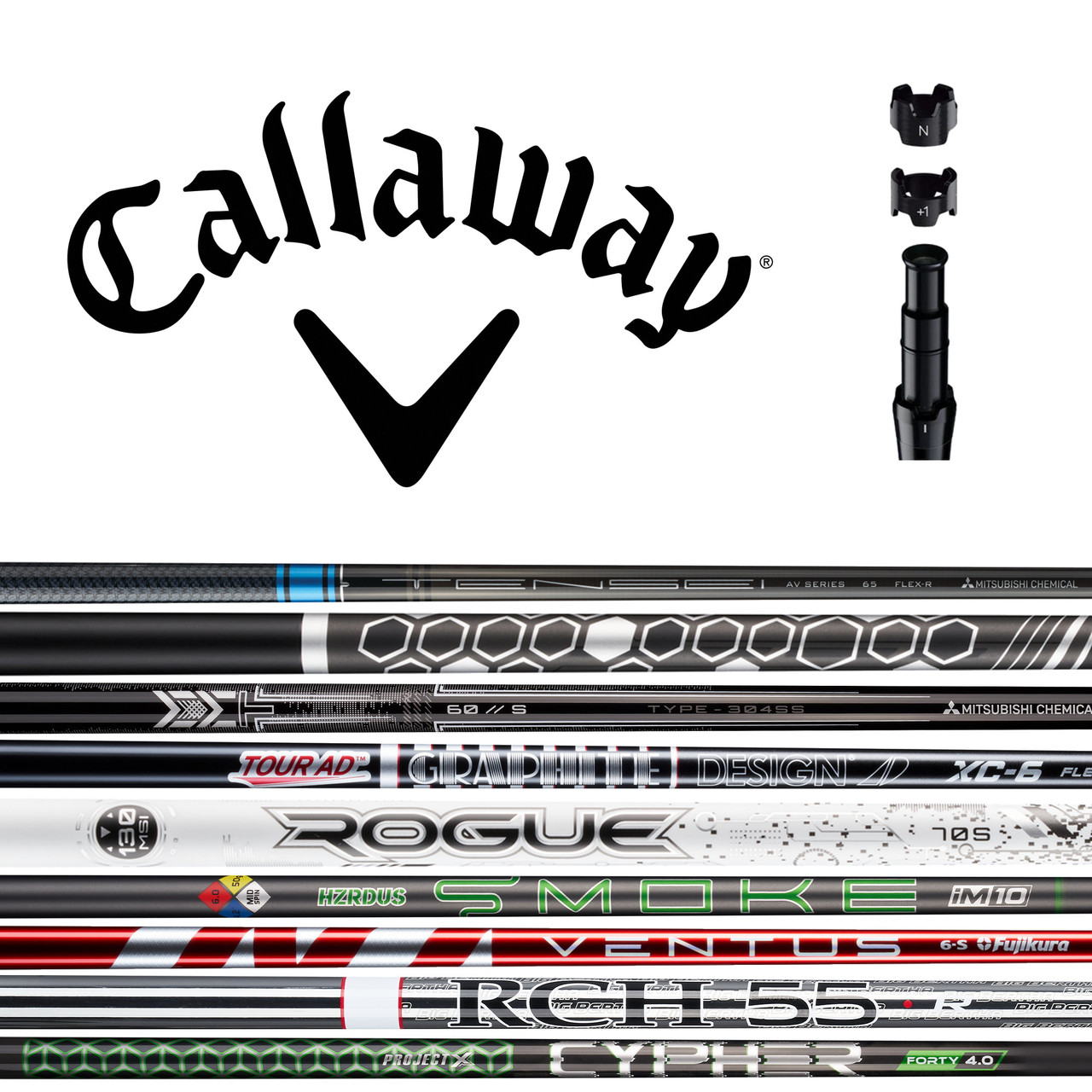 Callaway Custom Opti-Fit 2 Driver Shafts (2023)