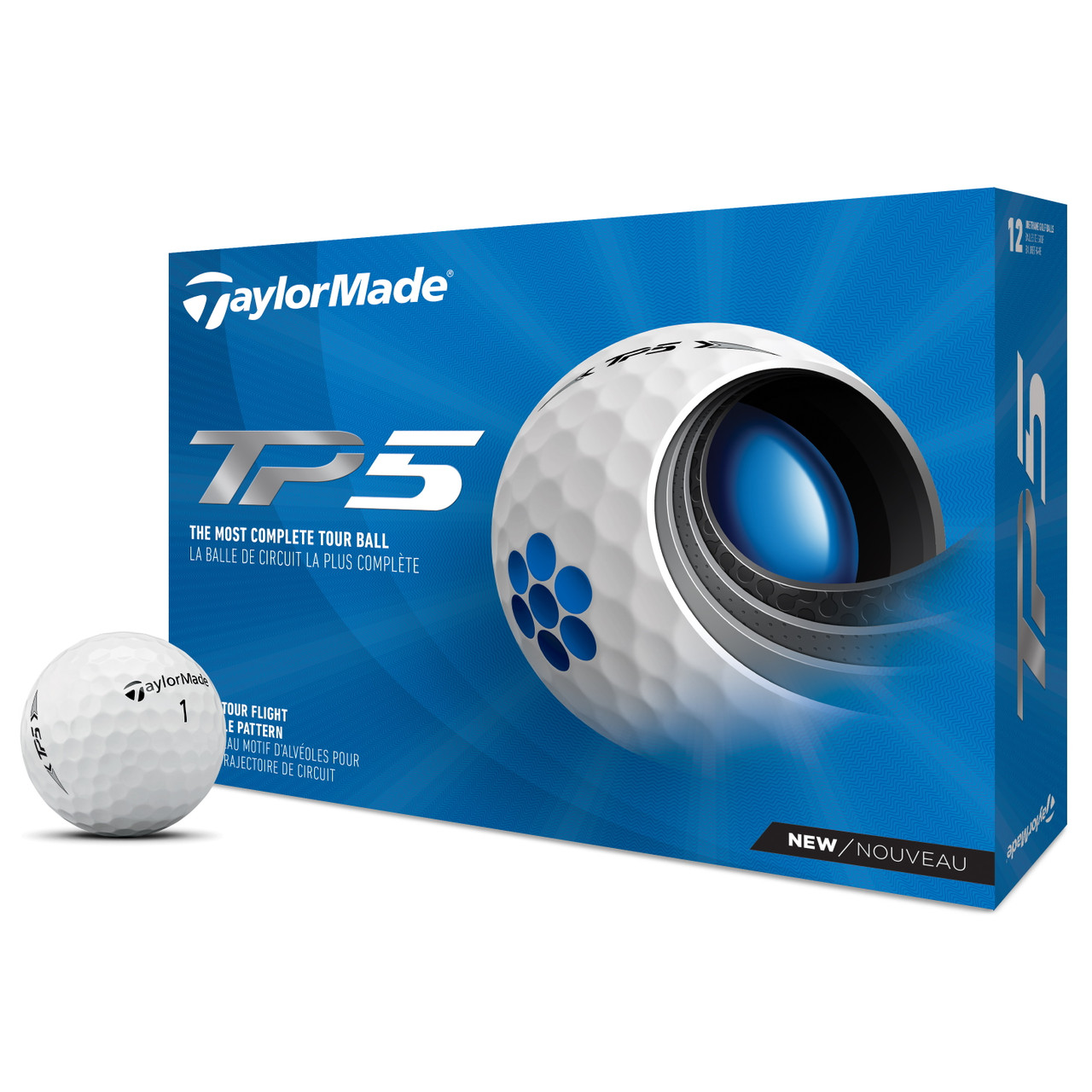 Taylormade TP5 White Golf Balls (2021)