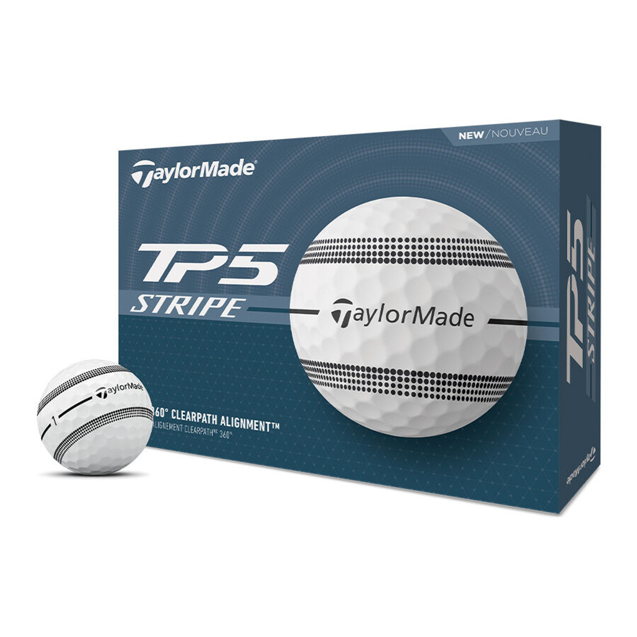 TaylorMade TP5 STRIPE ゴルフボール 2ダース TP5 Stripe Golf Balls
