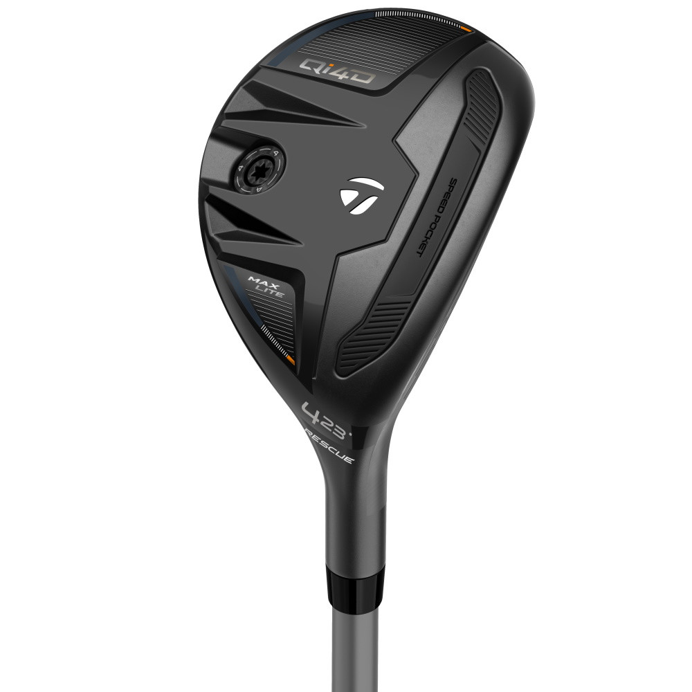 TaylorMade QI4D MAX LITE Rescue 4 23° TaylorMade Qi4D Max Lite Rescue - Wide World of Golf