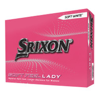 Srixon Soft Feel Lady Golf Balls, Soft White Srixon Soft Feel Lady Golf Balls, Soft White